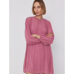 Pepe Jeans dámské růžové šaty MARTA - XS (200)